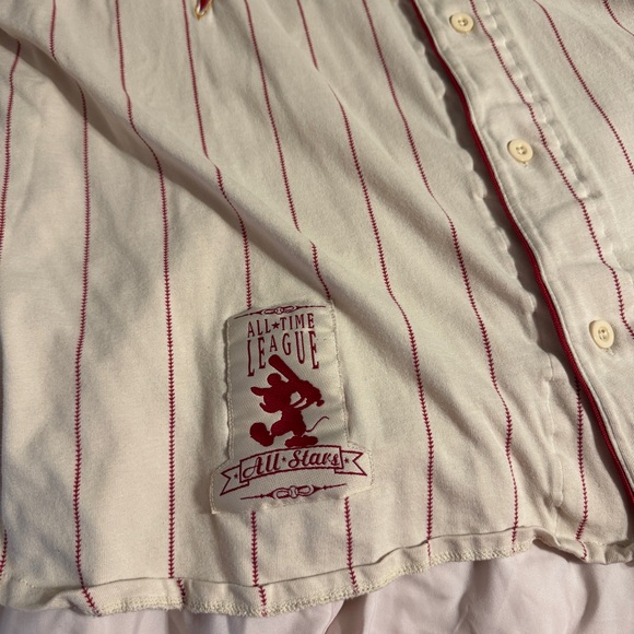 Disney Mickey All Stars Cream and Red Baseball Jersey - Picture 2 of 9